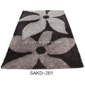 Polyester 1200D Silk Shaggy Teppich mit fantastischem Muster